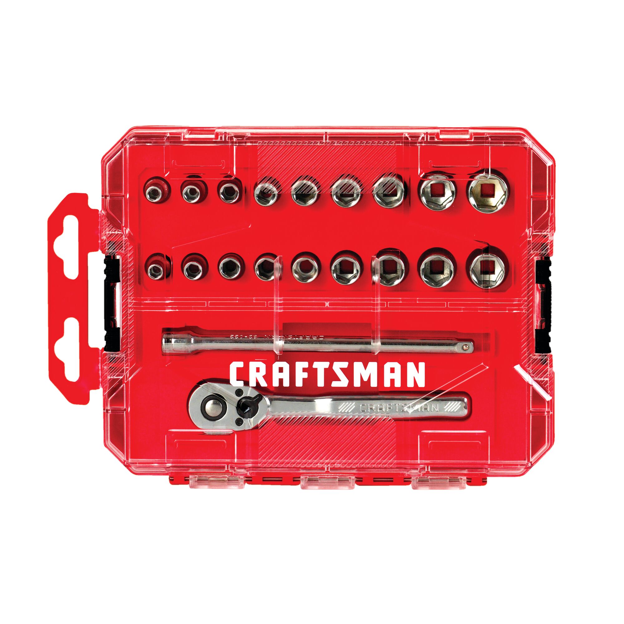 20 pc. 1 4 in. Drive 6 Point Mechanics Tool Set CRAFTSMAN