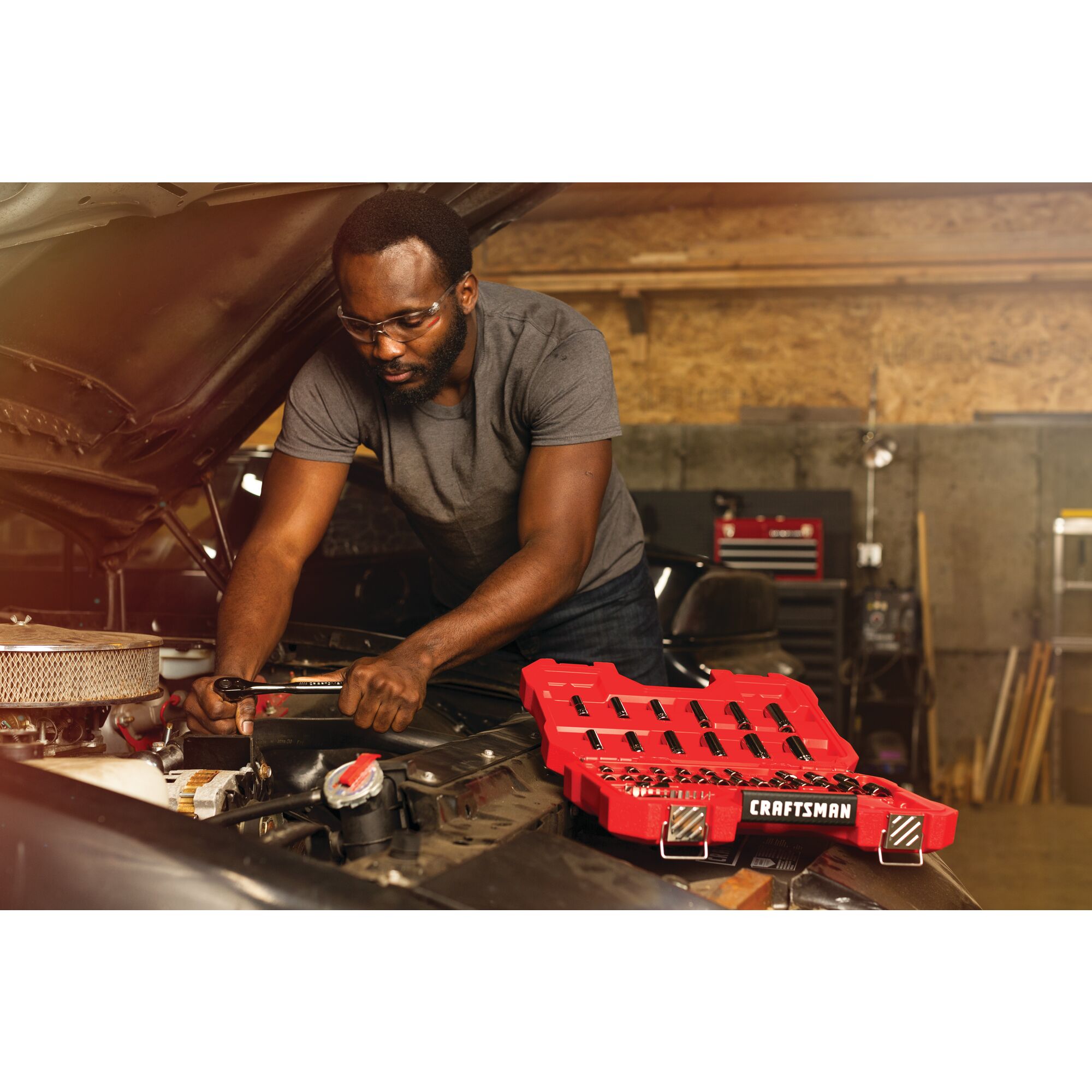 Lowes craftsman gunmetal tool set deals