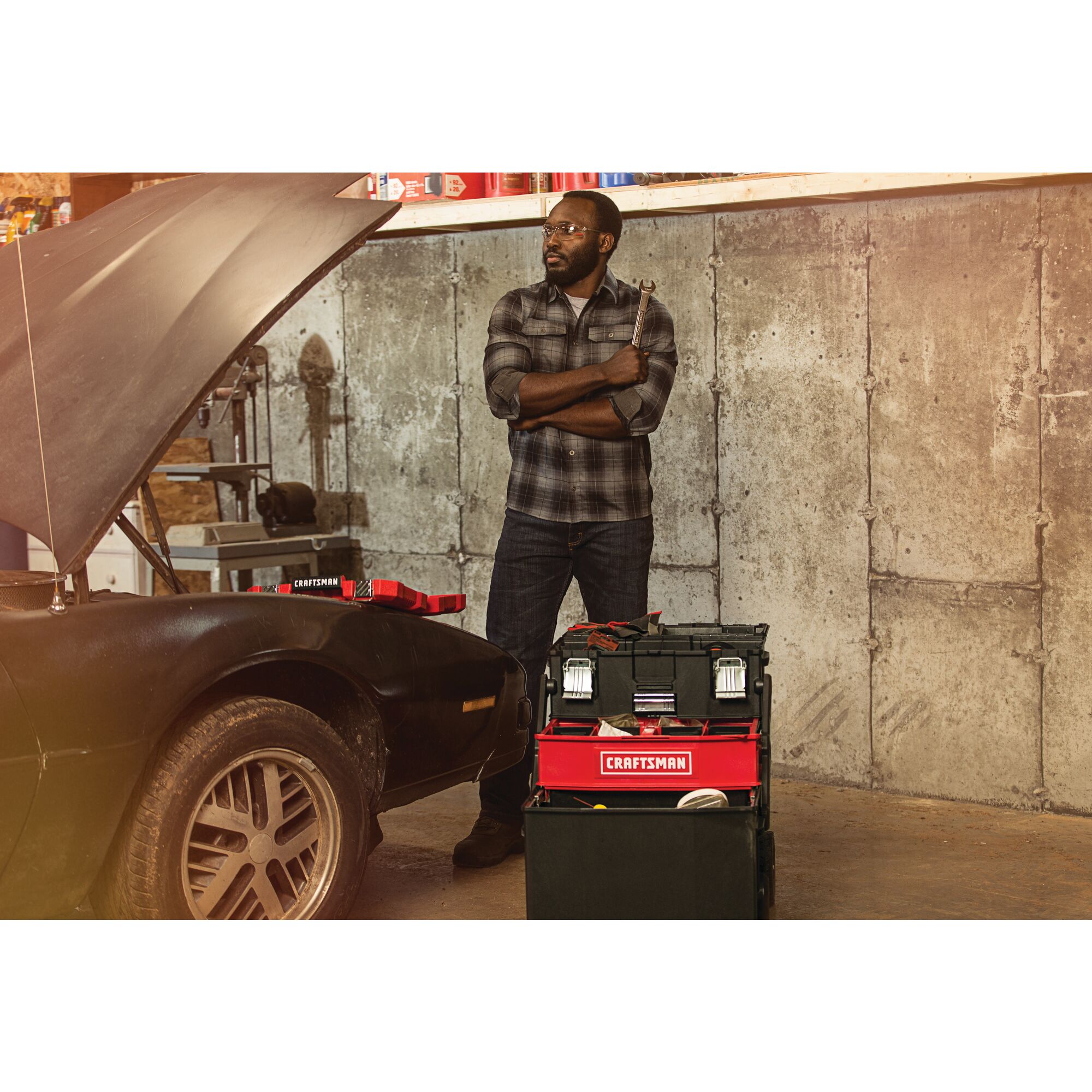 Craftsman multi level tool cheap box