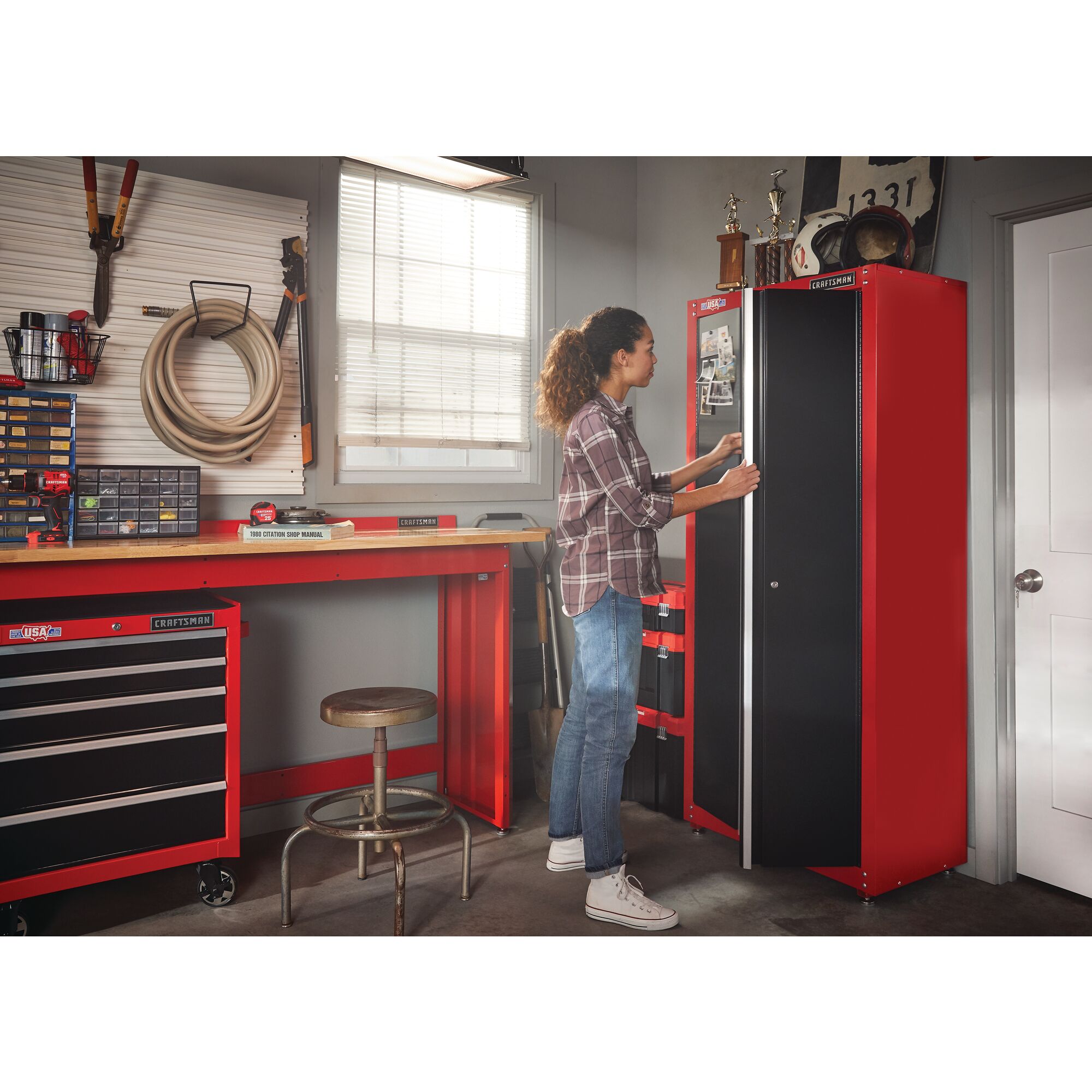 Tall garage storage cabinets deals