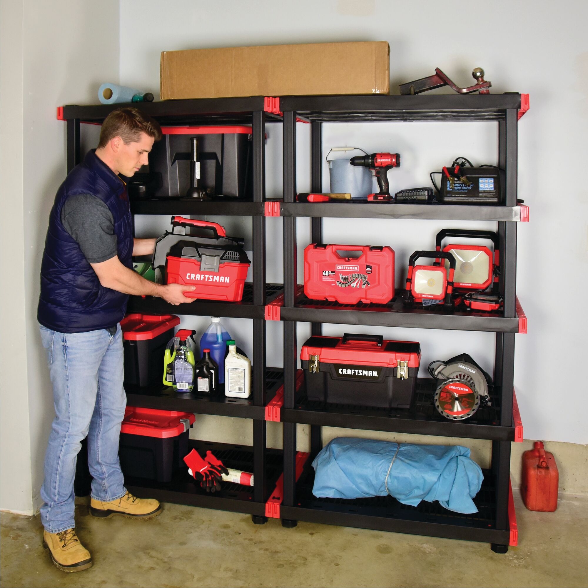 24x40 Ventilated 5 Tier Shelf CRAFTSMAN