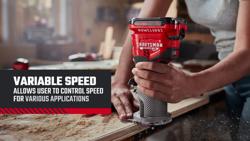 Video V20* BRUSHLESS RP™ Fixed Base Router Video V20* BRUSHLESS RP™ Fixed Base Router