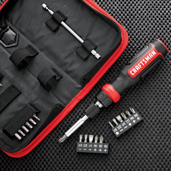 View of CRAFTSMAN Screwdrivers: Multi Bits highlighting product features