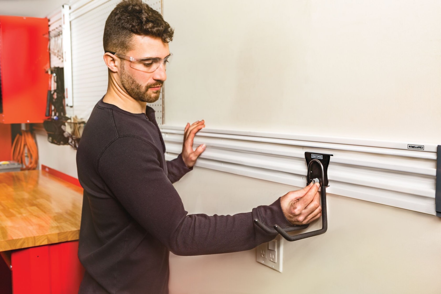 View of CRAFTSMAN Accessories: Metal Storage  being used by consumer