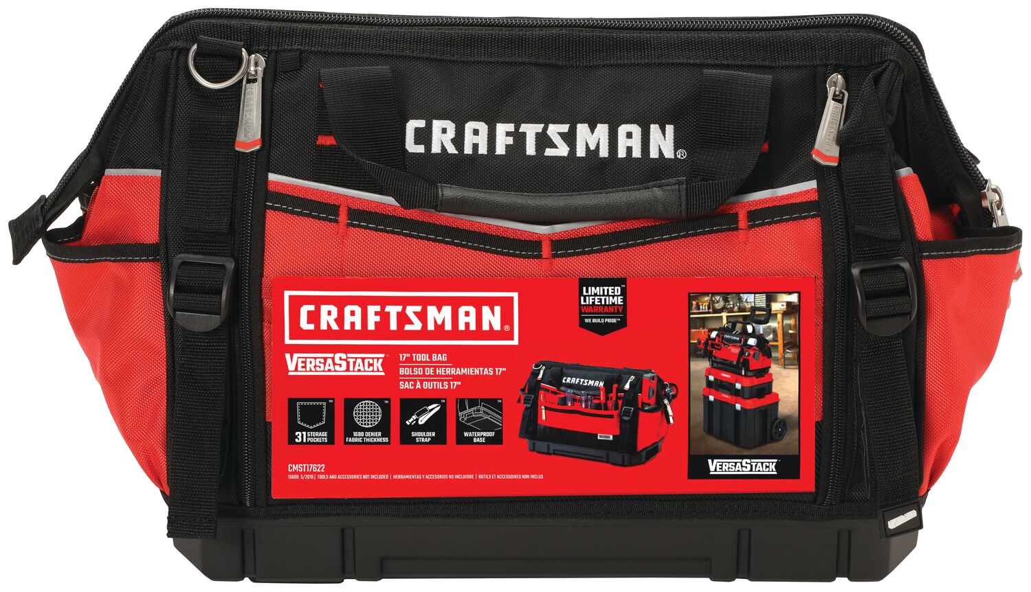 Versastack 17 inch tool bag.