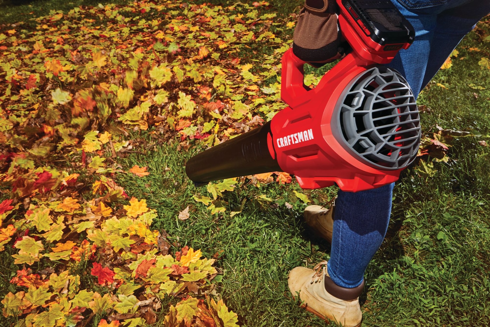 View of CRAFTSMAN Leaf Blowers  being used by consumer
