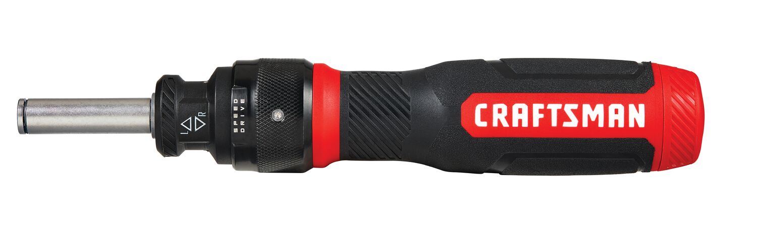 View of CRAFTSMAN Screwdrivers on white background